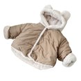 thumbnail image 2 of KYAIGUO Infant Girls Boys down Jackets Innovative Cute Bunny Ears Hooded Toddler Cotton Outerwear Lightweight Kids Baby Coat for 1-7Y, 2 of 9