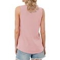 thumbnail image 4 of Nlife Women Sleeveless Criss Cross V Neck Casual Tank Top Basic Summer Outfits, 4 of 5