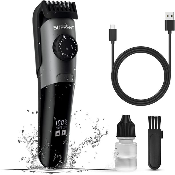 SUPRENT Beard Trimmer for Men, Professional Cordless Mustache Trimmer