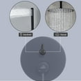 thumbnail image 5 of Boyel Living 10 inch Round Rain Shower Faucet Wall Mount 2-function Shower System with Handheld Shower Matte Black, 5 of 7