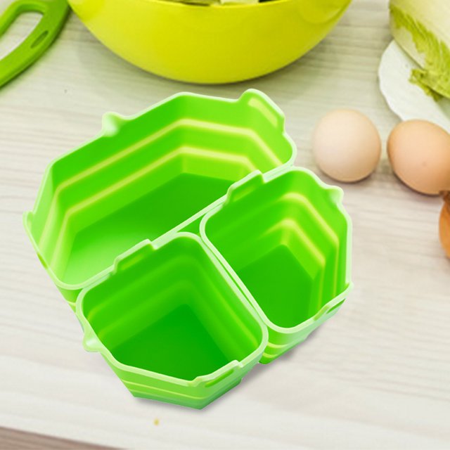 Forro Divisor De Olla De Cocción Lenta Revestimiento de cocina, alfombrilla multiusos para estofado, utensilios de cocina reutilizables (verde, 3 uds.) Wdftyju Libre de BPA