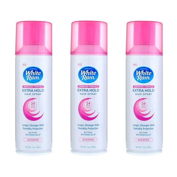 White Rain Classic Care Aerosol Hair Spray, Extra Hold - 7 Oz, 3 Pack