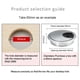 thumbnail image 4 of 1pc Cable Hole Cover For Desk Metal Grommet Table Cable Tidy Wire Hole Cover Chrome Brush 50/53/60mm Detachable Precise Buckle, 4 of 11
