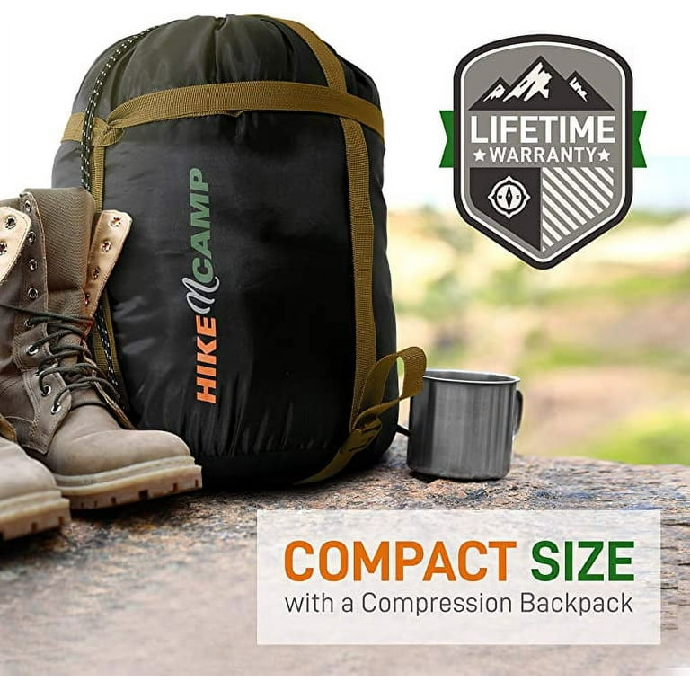 SereneLife Backpacking Sleeping Bag Camping Gear Mummy Sleeping