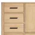 thumbnail image 5 of Ariel Cambridge 43 Inch Single Oval Sink Bathroom Vanity With Italian Carrara Marble Countertop 1.5 Inch Edge In Oak, 5 of 10