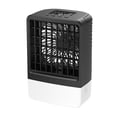 thumbnail image 1 of Qarigey Ventilador de nebulización recargable por USB Operación silenciosa Mesita de noche Humidificador de refrigeración por agua Dispositivo de Protección de la piel Negro Qarigey CE012161-01, 1 of 6
