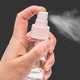 thumbnail image 3 of Cosmetic travel bottle, set of 10, transparent travel bottles, airplane travel set, for cosmetics, shampoo, shower gel, face cream, 3 of 5
