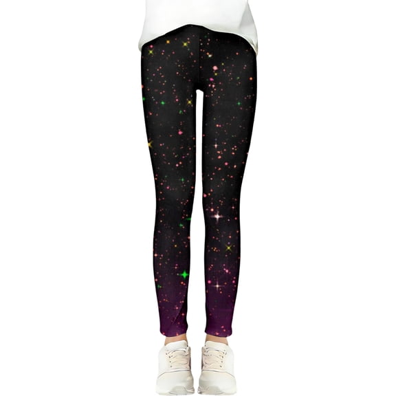 Baby Pants Girls High Waist Soft Stretchy Leggings Everyday Play Breathable A 18-24 Months