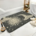 thumbnail image 7 of Sun and Moon Door Mat, Magical astrology Door Mat, Stars Galaxy Space Welcome Doormat, Housewarming Gift Floor Mat,Indoor Doormat,Front Back Door Mat ,Coral Velvet Rug 16”x24”, 7 of 7