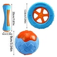 thumbnail image 2 of Dog Squeaker Toys Interactive Dog Toys For Dogs Who Like To Chew, Tough Rubber Chew Toys For Medium/Large Dogs, Indestructible Puppy Teething Chew Toys, 2 of 4
