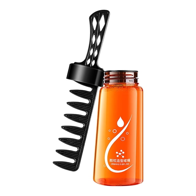 Gunyslmo Under $5 Hair Setting Gel With Dip Comb Men Styling Wax Solution 280ml