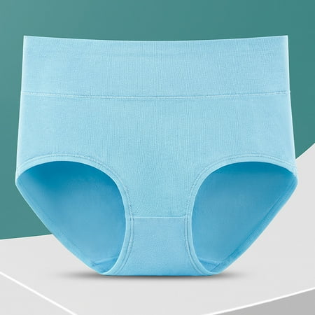 ylioge Cotton Underwear for Women Plus Size L-4XL Butt Lifting Panties Ladies Casual Stretchy High Waisted Comfort Full Coverage Briefs Clearance