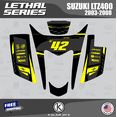 thumbnail image 3 of Kalair GFX Graphics Kit for Suzuki LTZ400 (2003-2008) Lethal Series, 3 of 5
