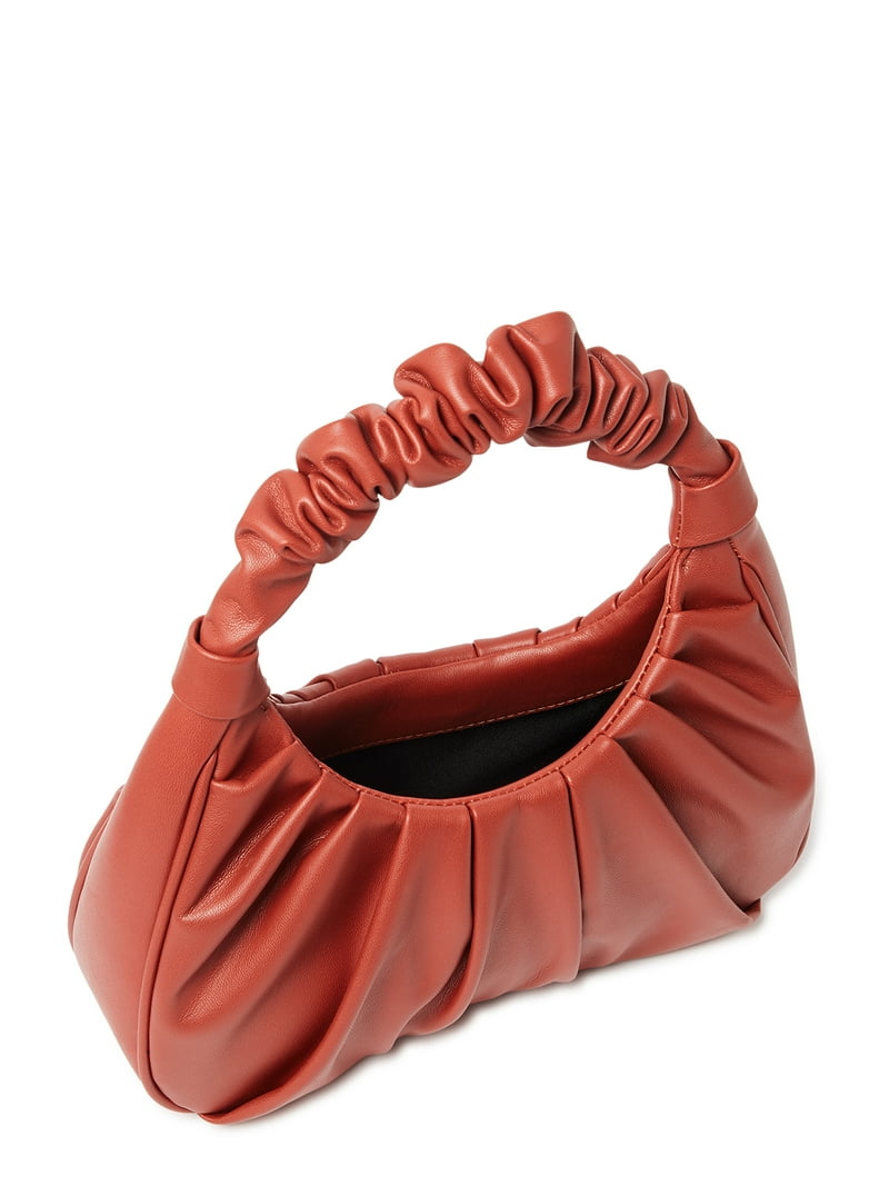 ★SATUR★Scrunchie Medium Shoulder Bag Time and Tru Women's Scrunchie Shoulder Bag All Spice Medium