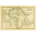 thumbnail image 2 of Posterazzi DPI1859922LARGE Map of Africa Circa.1760 From Atlas De Toutes Les Parties Connues Du Globe Terrestre by Cartographer Rigobert Bonne Poster Print, Large - 36 x 24, 2 of 4
