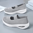 thumbnail image 5 of Willtoo Orthopedic Dress Shoes for Women Arch Support Non Slip Slip on Work Shoes Wide Knitted Mesh Stretch Server Shoes Soft 2026 New Foam Shoes, 5 of 6