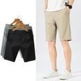 thumbnail image 2 of HAOYUNL Mens Casual Cargo Shorts Cotton Stretch Summer Shorts Casual Athletic Five Pants with Pockets, 2 of 9