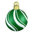 thumbnail image 1 of Outdoor Christmas Inflatable Decoration Ball 45 cm PVC Holiday Yard Decor for Trees Lawns and Walls, 1 of 7