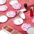 thumbnail image 4 of Espejo compacto Quinclay Disco Ball, redondo, vintage, 7 cm, rosa, 12, 4 of 6