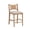 Elodia Light Brown, variant on Nathan James Elodia Boho Counter Height Bar Stool with Back, Woven Seagrass Backrest and Solid Wood Frame, Light Brown Set of 2