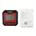 thumbnail image 3 of Inclinomètre Numérique Magnétique LCD Rouge Jauge d'Angle Protracteur, Mesure Précise, 3 of 6