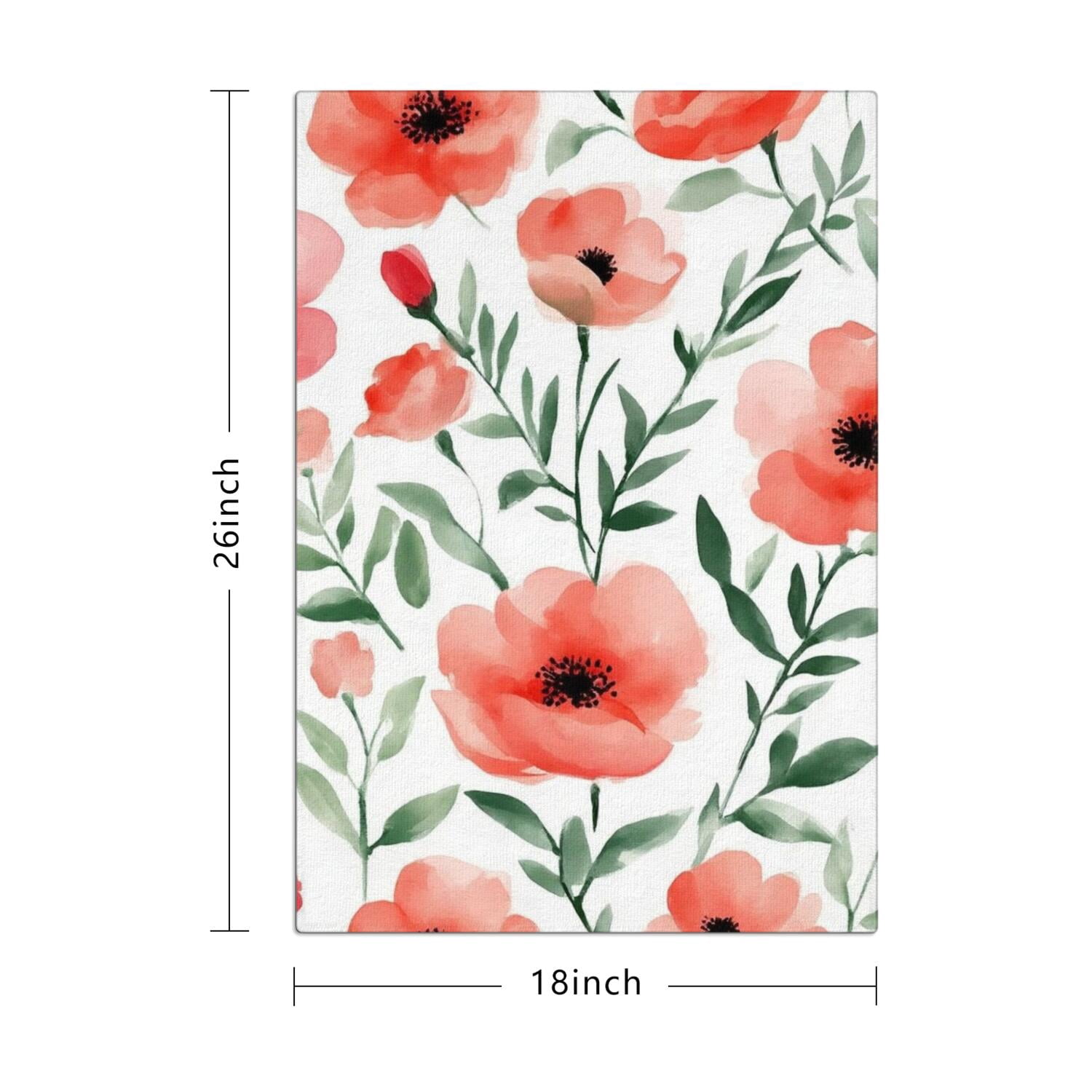 4 Pcs Funny Kitchen Towels,Pioneer Flower Microfiber Dish Towels,Kitchen Tea Towels,Kitchen Towel Set (18" X 26")