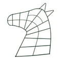 thumbnail image 3 of Marco de corona de cabeza de caballo, formas de corona en forma de caballo, marco de aro Floral de Metal, marco de corona de flores florales para , Verde, 3 of 8