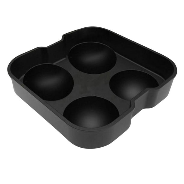 Pisexur Batería de cocina Molde para hielo, bandeja esférica para hielo, molde para hielo de esfera grande, molde de silicona para máquina de hielo en forma de bola p para la cocina del hogar