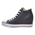 thumbnail image 4 of Converse Chuck Taylor Wedge Lux Mid Women's Casual Shoe Black/White 549559c, 4 of 6