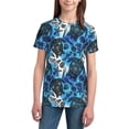 thumbnail image 3 of Wukai Turtle，Shell Algae Starfish Coral Youth Unisex Short Sleeve T-Shirt for Boys, Girls, Teens, and Kids-X-Small, 3 of 7