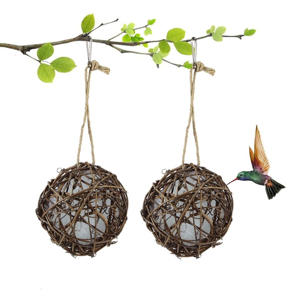 Cotton Globe Hummingbird Nests Bird Material Holder Balls Toys Parrot
