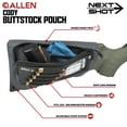 thumbnail image 3 of Allen Company Next Shot Cody Buttstock Pouch, Holds 5 Cartridges & Accessories, Black, 3 of 7