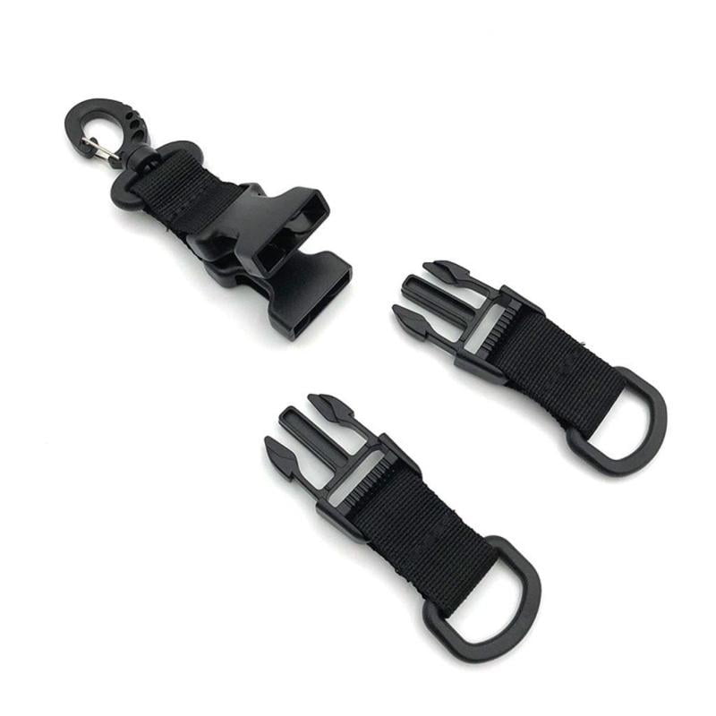Vism Molle Small 4in Thumb Snap Straps 4 Pack Black CVMSS3012B