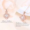 thumbnail image 3 of Love Knot Cremation Jewelry with Crystal Heart Urn Necklace for Ashes Cremation Jewelry for Ashes Love Heart Urn Pendant Memorial Keepsake Jewelry, 3 of 6