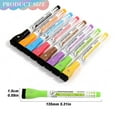 thumbnail image 3 of Precision Fine Tip Dry Erase Markers, 0.5mm Ultra-Thin Magnetic Whiteboard Pens for Calendar Planning & Classroom Use (8 Colors), 3 of 8