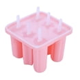 thumbnail image 2 of Paletas De Hielo De 6 Cavidades, Molde Para Paletas Reutilizable, Fabricante De Helados De Silicona Con Palitos De Paletas Para Niños Y Adultos Advancent HA044906-01, 2 of 6