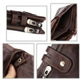 thumbnail image 5 of SPRING PARK Practical Mens Buckle Blocking Wallet,Leather Vintage Large Capacity Holder Purse for Man, 5 of 6
