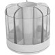 thumbnail image 3 of Pen Organizer Cup Rotatable Design Stationery Office Use Grey 14X14X14CM 1Set, 3 of 5
