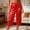 Red, variant on Lutiedan Satin Silk Capri Pajama Pants for Women Wide Leg Loungewear Pants Elastic Waist Soft Nightwear Pj Bottoms