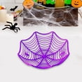 thumbnail image 1 of Plato decorativo de tela de araña, decoración de platos de dulces, accesorios de fiesta, estante de entrada de café para el hogar, soporte interior pa púrpura, 1 of 8