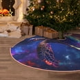 thumbnail image 5 of Sikiie Starry Sky Turtle Nativity Christmas Tree Skirt, Jesus Christian Winter Holiday Tree Mat Decoration(30-48IN)36", 5 of 6