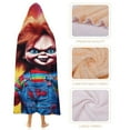thumbnail image 4 of Child's Play Chucky Wearable Blankets Hooded Soft Hoodie Blanket Winter Warm Throw Blankets Cape 50"x60", 4 of 8