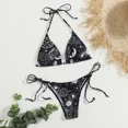 thumbnail image 1 of Conjunto de Bikini estilo vendaje con estampado Floral para mujer, traje de baño Sexy con Push-Up, ropa de playa, traje de baño Halter Biqiuni 2022, 1 of 3