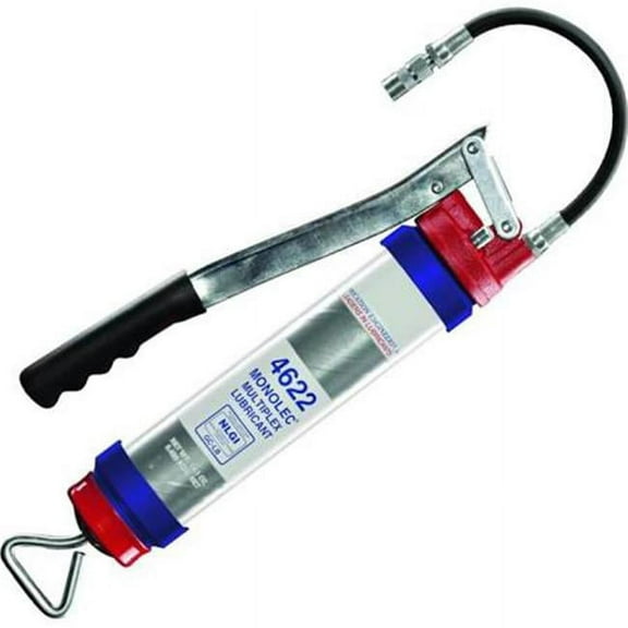 Zeeline HD4A Heavy Duty Powder Coated Grease Gun with 12 in. Hose