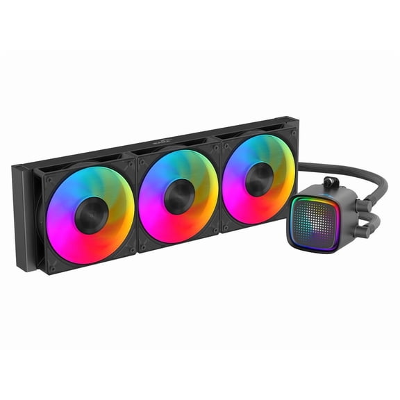 Sama L50Black(360mm) 360mm ARGB Liquid CPU Cooler Black Triple 120mm