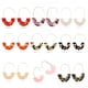 thumbnail image 4 of Guardurnaity 1 par de aretes con estampado de leopardo, suministros para fiestas, día de San Valentín, azul y marrón. Ropa, zapatos y accesorios Miscelánea Púrpura Guardurnaity AP008231-02, 4 of 6