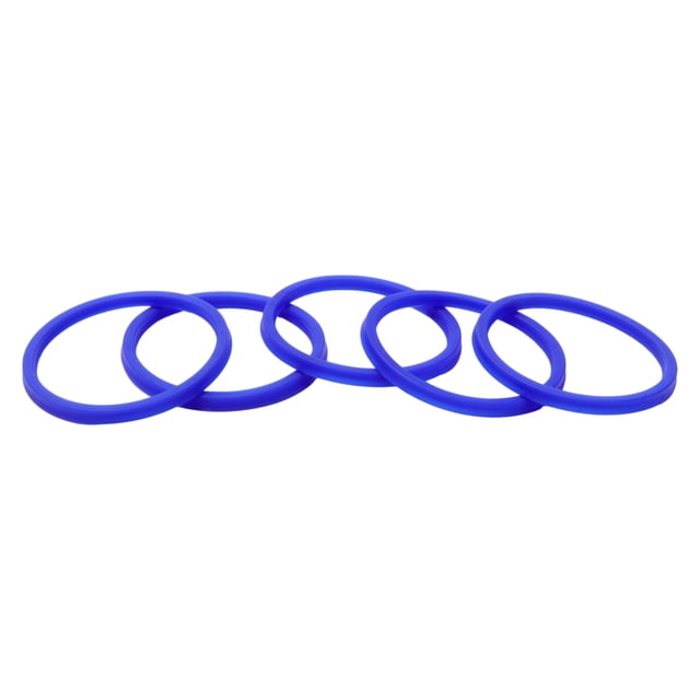Anillo de Sello de Aceite Universal Labio UN Sello de Eje Rotativo 71x80x6mm Alta Presión TPU Azul 5 Pcs