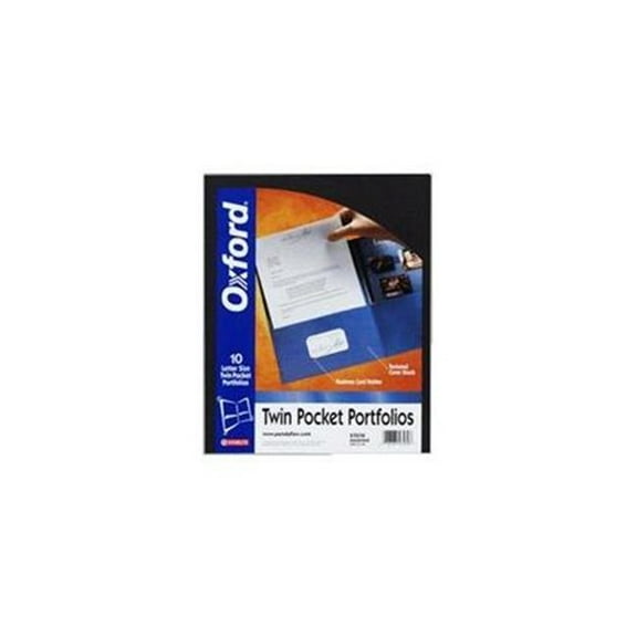 Oxford Twin Pocket - Blue - Pack of 10