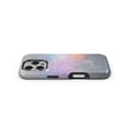 thumbnail image 4 of DesignSkinz Scratch-Resistant Hard Slim Case Compatible with iPhone 16 Pro (Compatible with MagSafe) - Tie Dye Unfocused Glowing Orbs of Light, 4 of 9