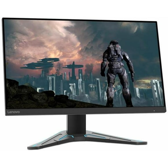 Open Box -Lenovo G24-20 - Gaming Monitor - 23.8 Inch FHD - 144 Hz - AMD FreeSync Premium - Blue Light Certified - Tilt/Height Adjustable Stand - HDMI & DP, Black